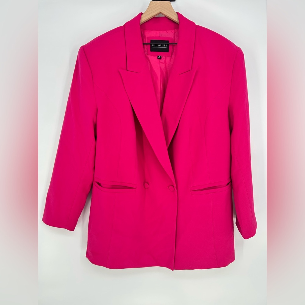 Eloquii Pink Blazer
